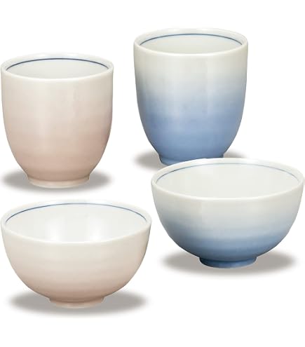 Amazon.co.jp: 京都 酒見商店 今橋貴古 白梅 睦揃 夫婦茶碗